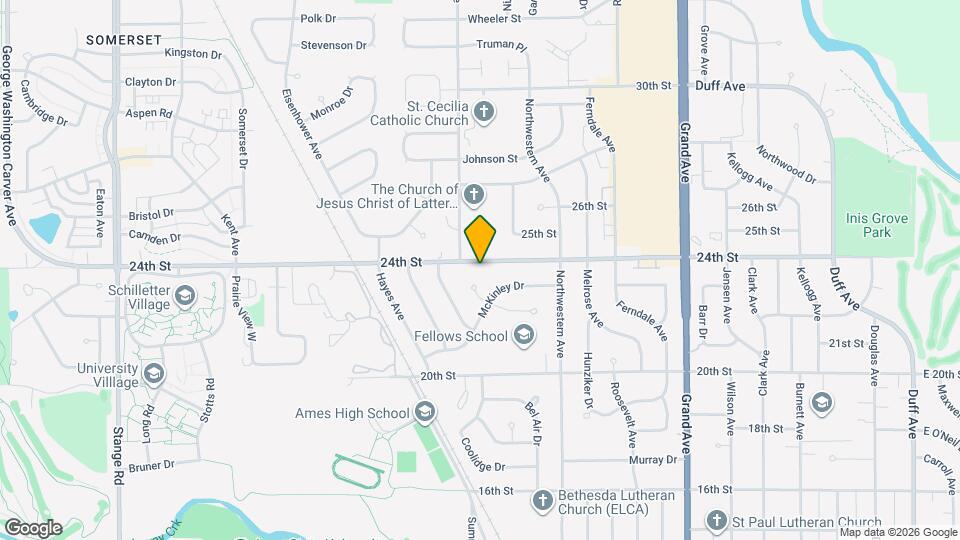 1406 24th St Map and Location Details