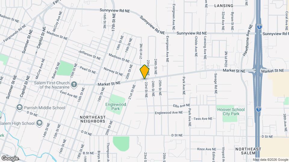 1595 23rd St NE Map and Location Details