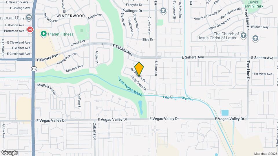 5703 Roundrock Dr, Unit #1 Map and Location Details