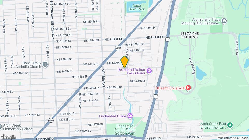 1780 NE 146th St Map and Location Details