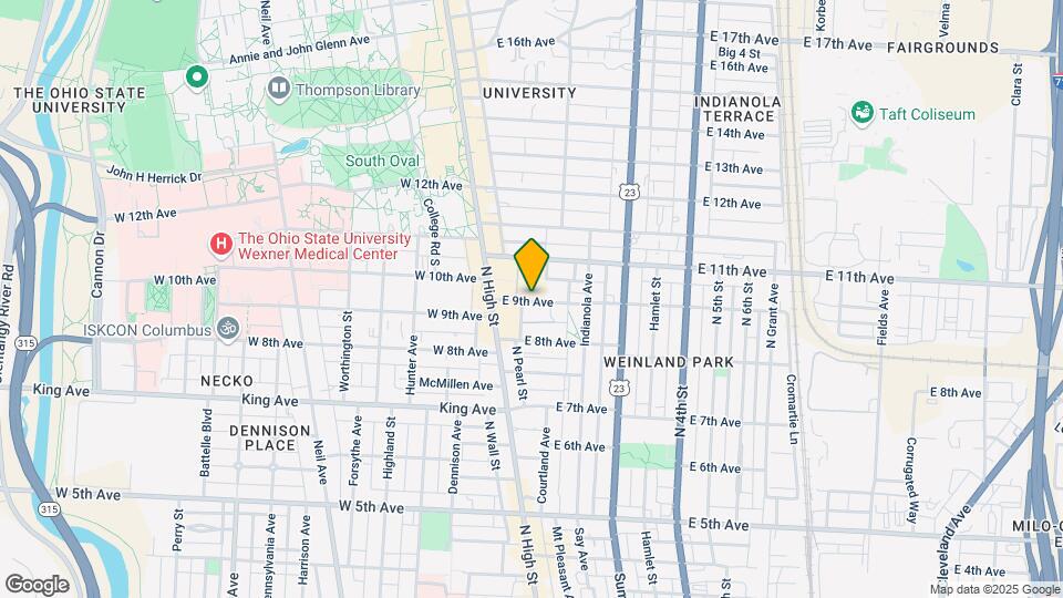 42-68 E 9th Ave Mapa y Detalles de la Ubicación