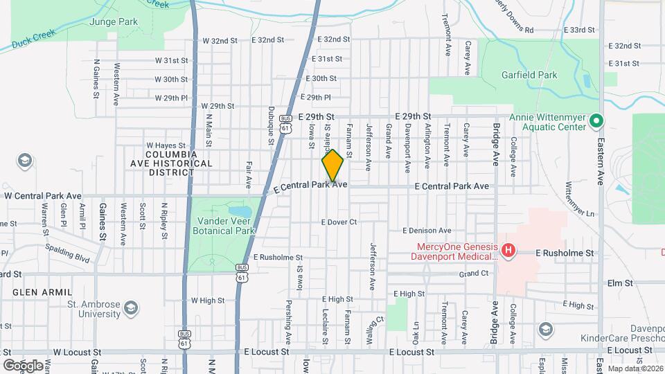 2523 LeClaire St, Unit 2523 Map and Location Details