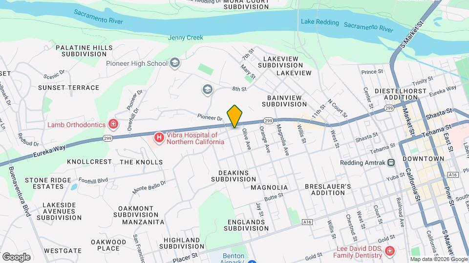 2441 Old Eureka Way Map and Location Details