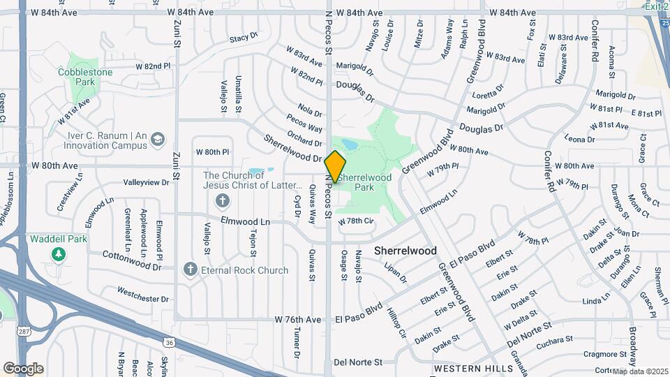 7941 Osage St Map and Location Details