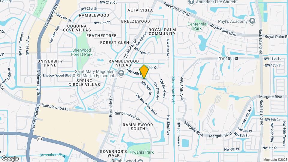 1329 NW 84th Dr Map and Location Details