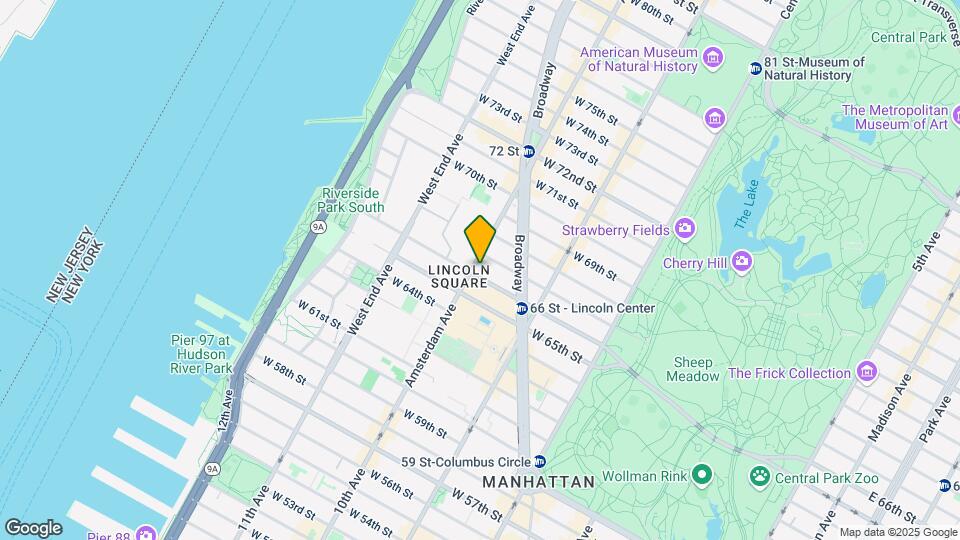 141-151 Amsterdam Ave Mapa y Detalles de la Ubicación
