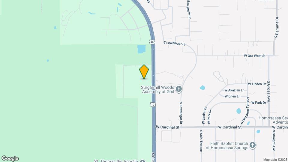 6348 S Suncoast Blvd Map and Location Details