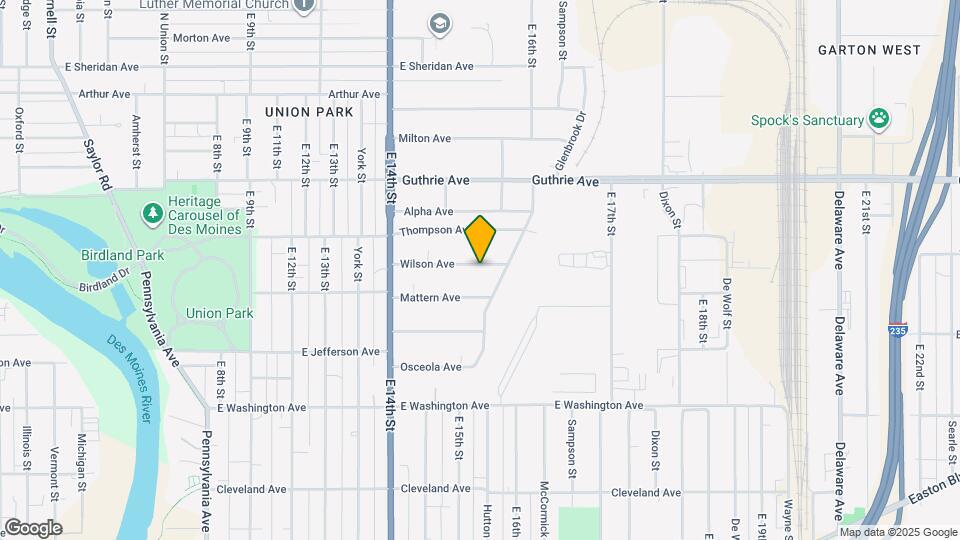 1531 Wilson Ave Mapa y Detalles de la Ubicación