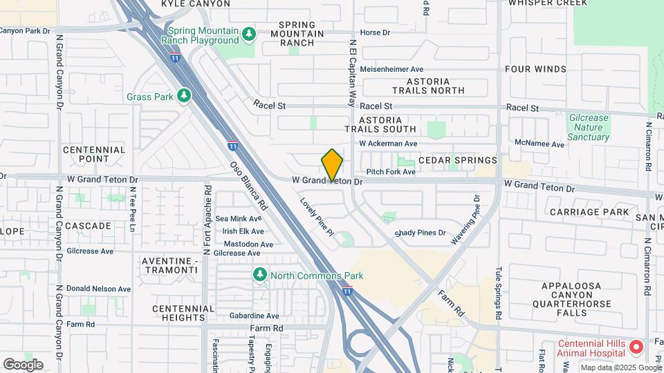 8820 W Colorful Pines Ave Map and Location Details