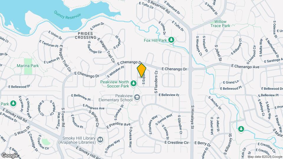 5011 S Espana Ct Map and Location Details