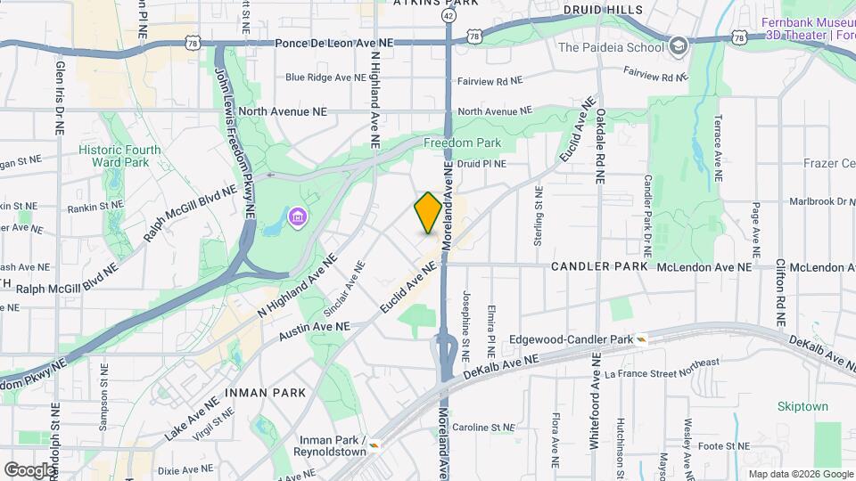 438 Seminole Ave NE Map and Location Details