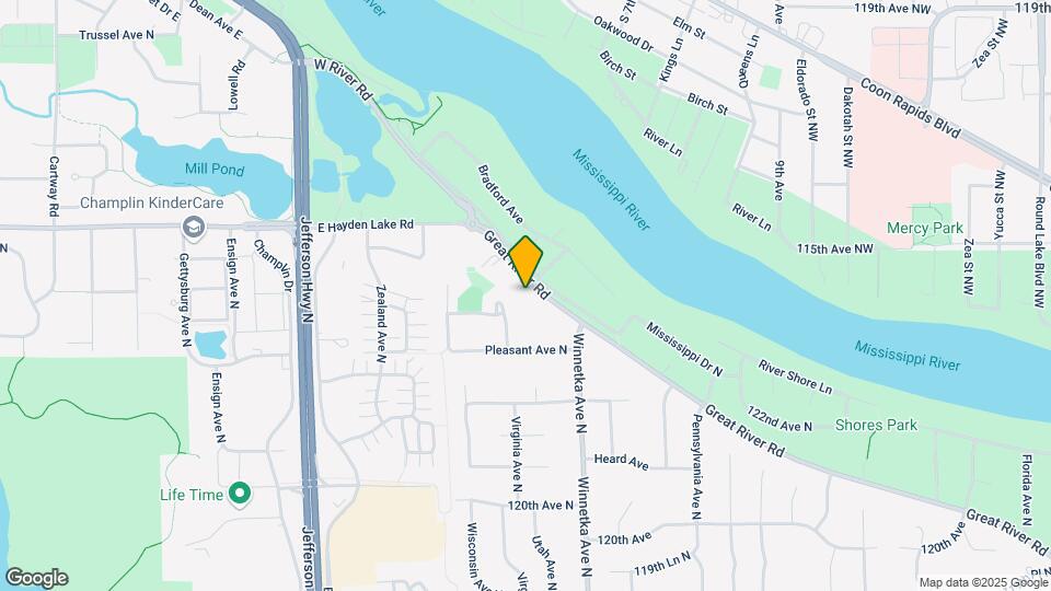 904 W River Rd Map and Location Details