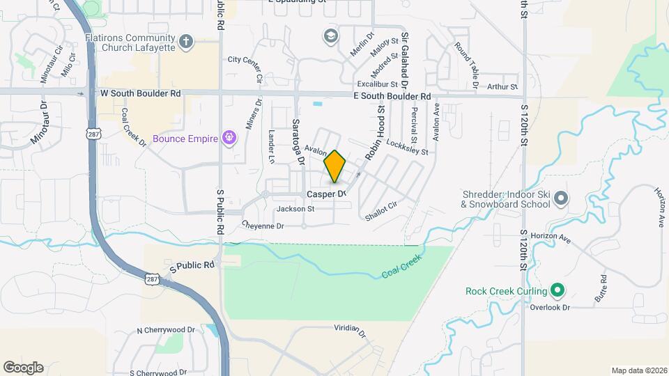 615 Casper Dr Mapa y Detalles de la Ubicación