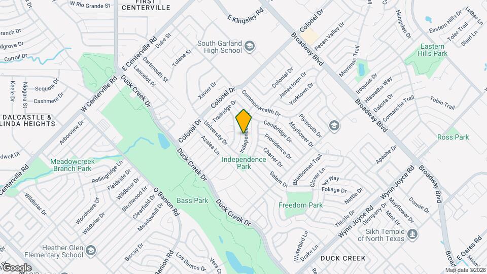 225 Independence Dr Map and Location Details