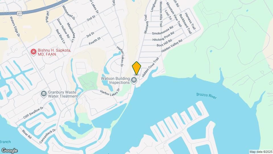 1027 Mustang Trail Map and Location Details