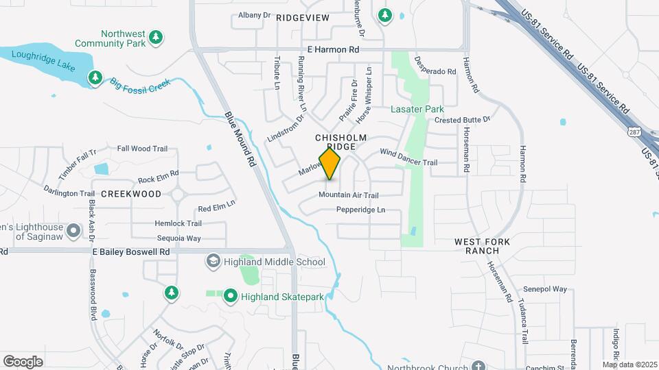 8112 Fleetwing Trail Map and Location Details