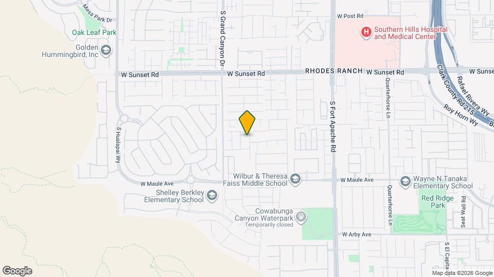 6743 Bison Creek St Mapa y Detalles de la Ubicación