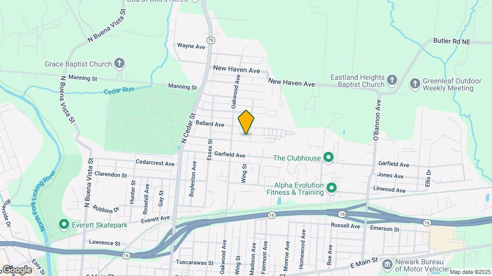 480 Ridge Ave Map and Location Details