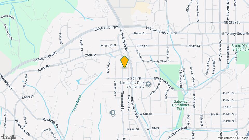 2029 Thurmond St Map and Location Details