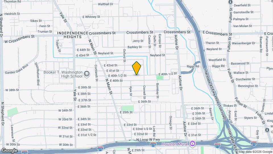 722 E 40th 1/2 St Map and Location Details