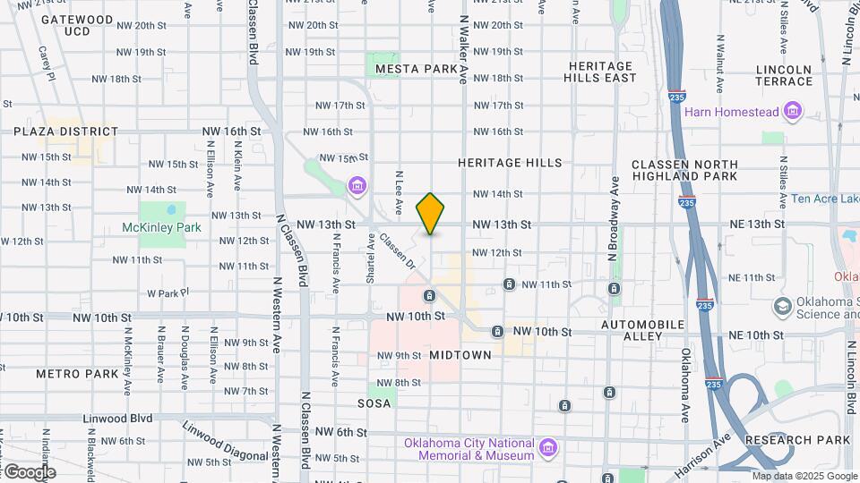 1325 N Dewey Ave Map and Location Details