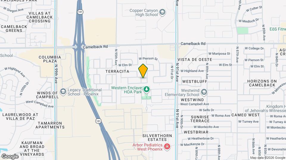 4607 N 93rd Ave Map and Location Details