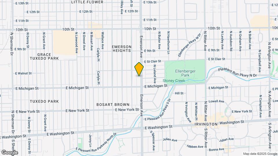 608 N Emerson Ave Map and Location Details