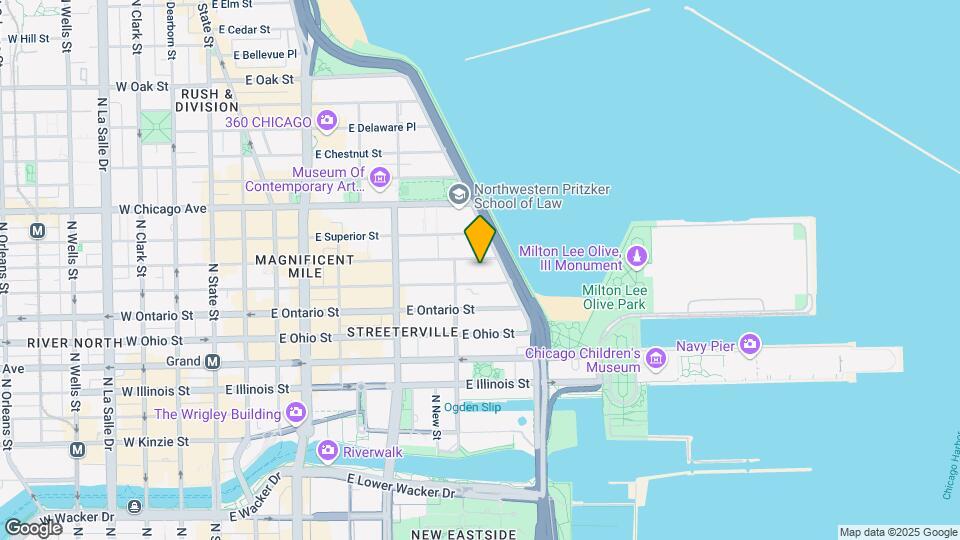 680 N Lake Shore Dr, Unit 45C Mapa y Detalles de la Ubicación