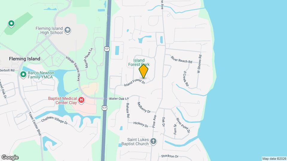 6240 Island Forest Dr Map and Location Details