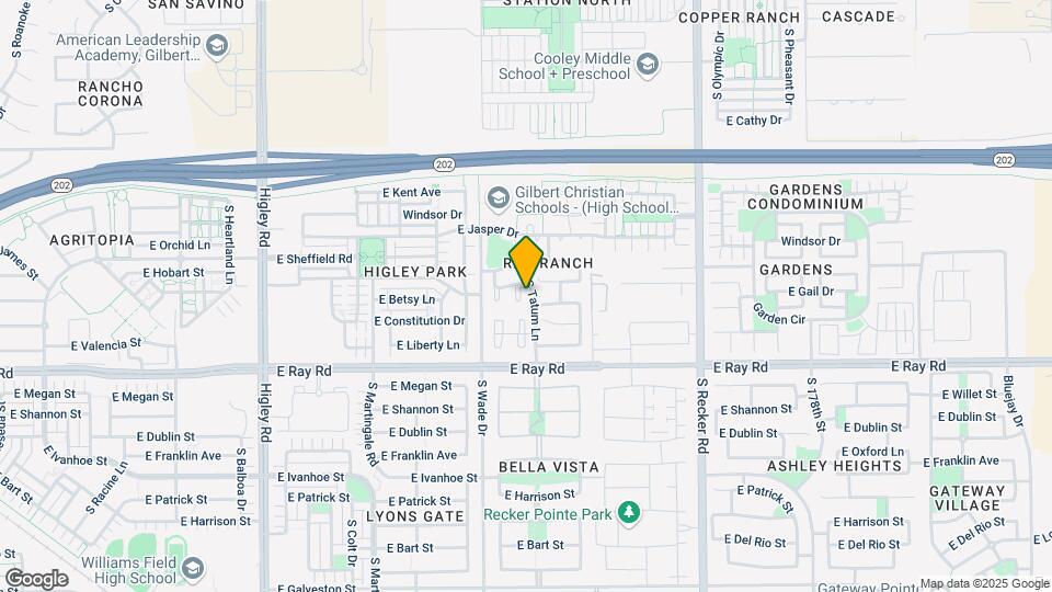 3681 E Orchid Ln Mapa y Detalles de la Ubicación
