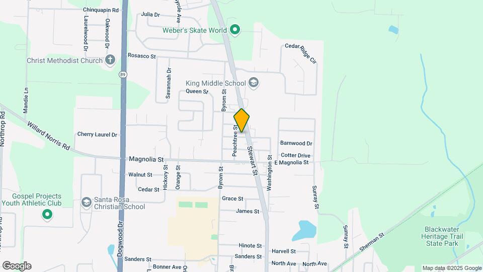 6644 Applegate St Map and Location Details