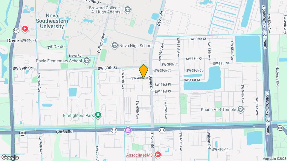 6508 SW 41st St Mapa y Detalles de la Ubicación