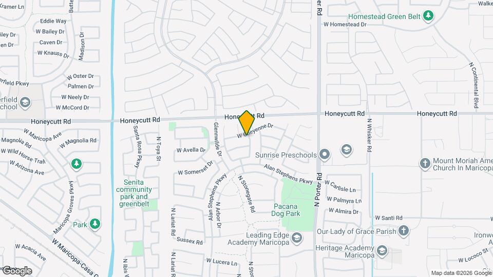 42059 W Cheyenne Dr Mapa y Detalles de la Ubicación