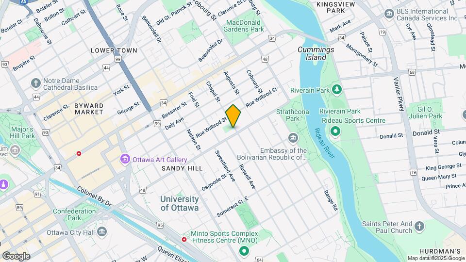Laurier Guest House Map and Location Details