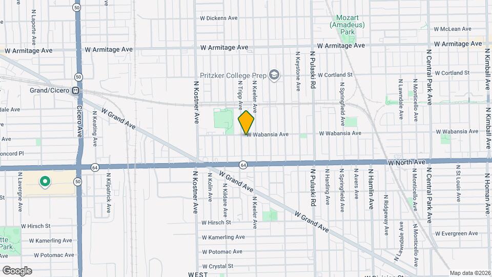 1653 N Tripp Ave Map and Location Details
