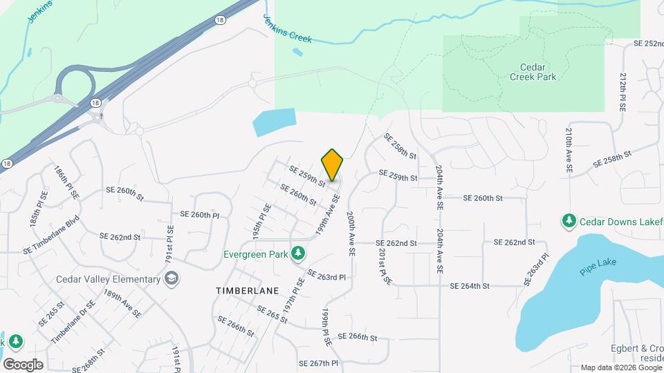 19670 SE 259th St Map and Location Details