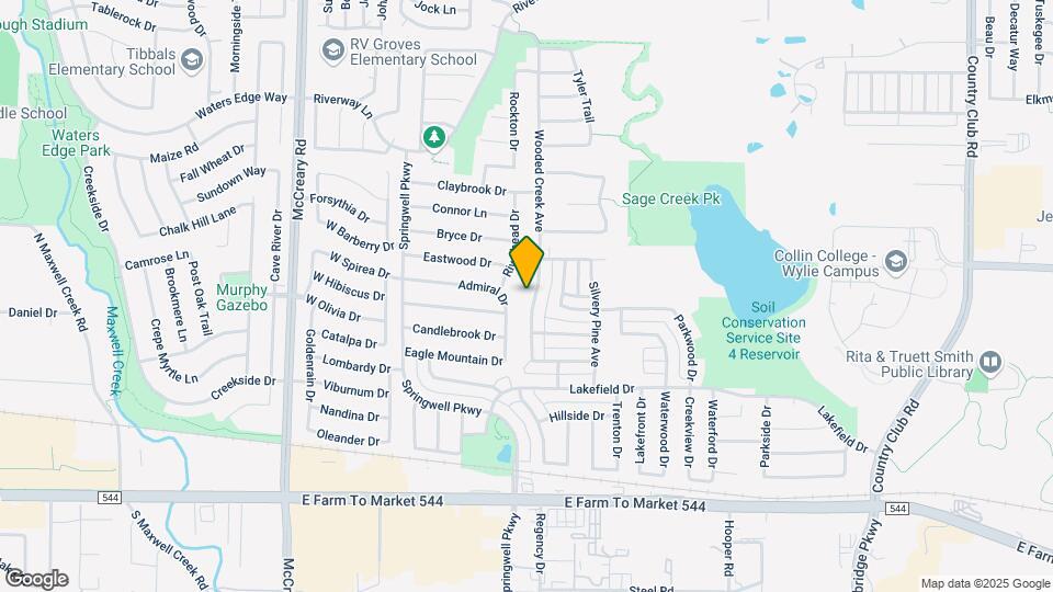 215 Wooded Creek Ave Map and Location Details