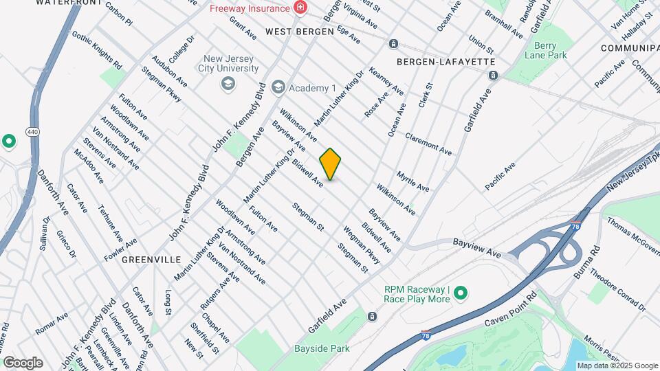 126 Bidwell Ave, Unit 1 Map and Location Details