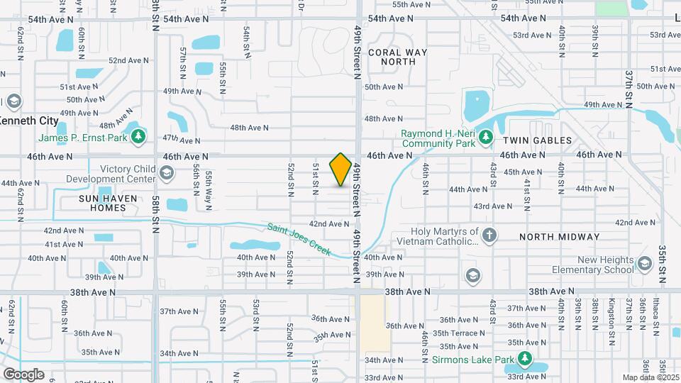 4930 44th Ave N Map and Location Details