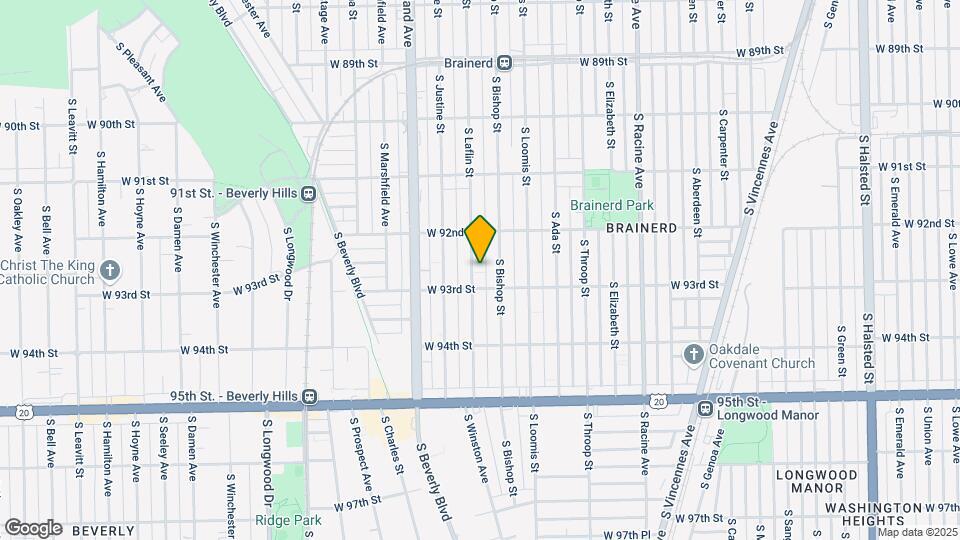 9241 S Laflin St Map and Location Details