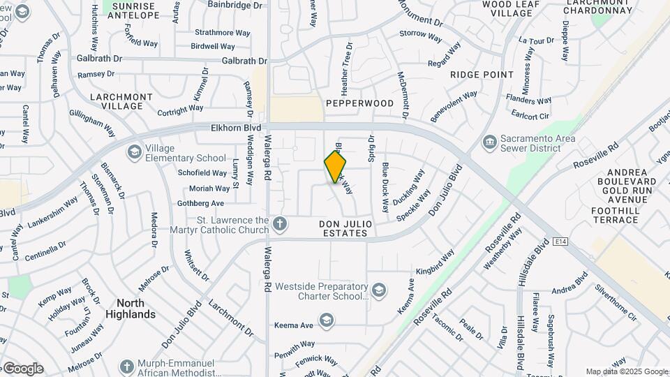 6870 Butterball Way Map and Location Details