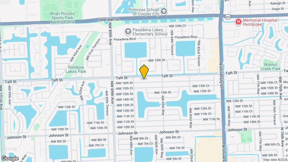 8671 NW 16th St Map and Location Details