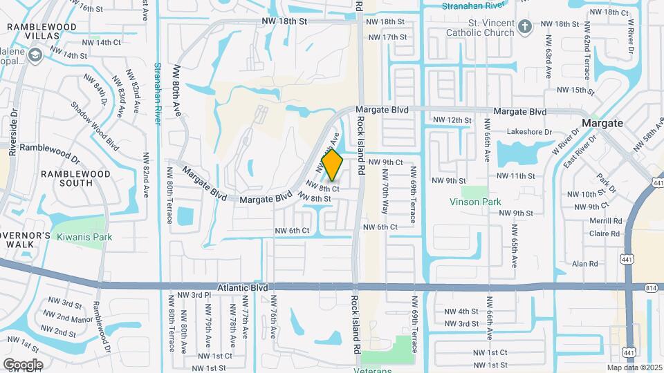 7255 NW 8th Ct Map and Location Details