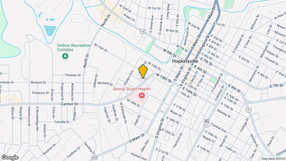 1525 Canton St Map and Location Details