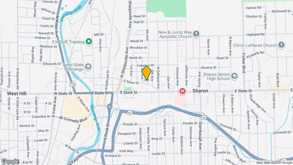 447 E Silver St Map and Location Details