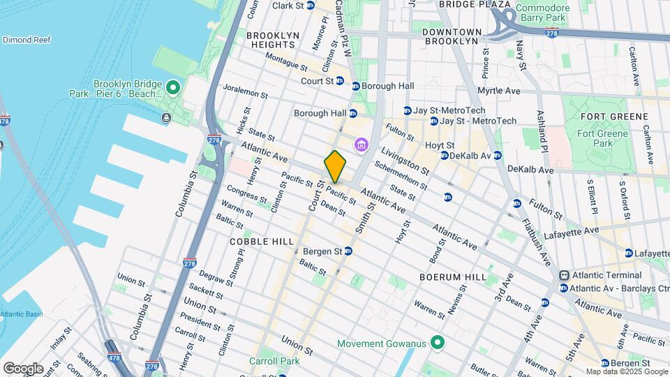225 Pacific St Map and Location Details
