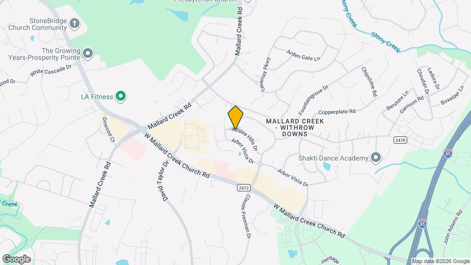 3017 Azalea Hills Dr Map and Location Details