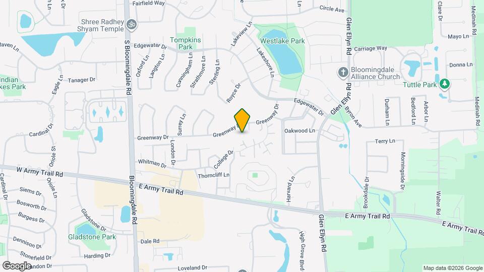 316 Indiana Ct, Unit D Map and Location Details