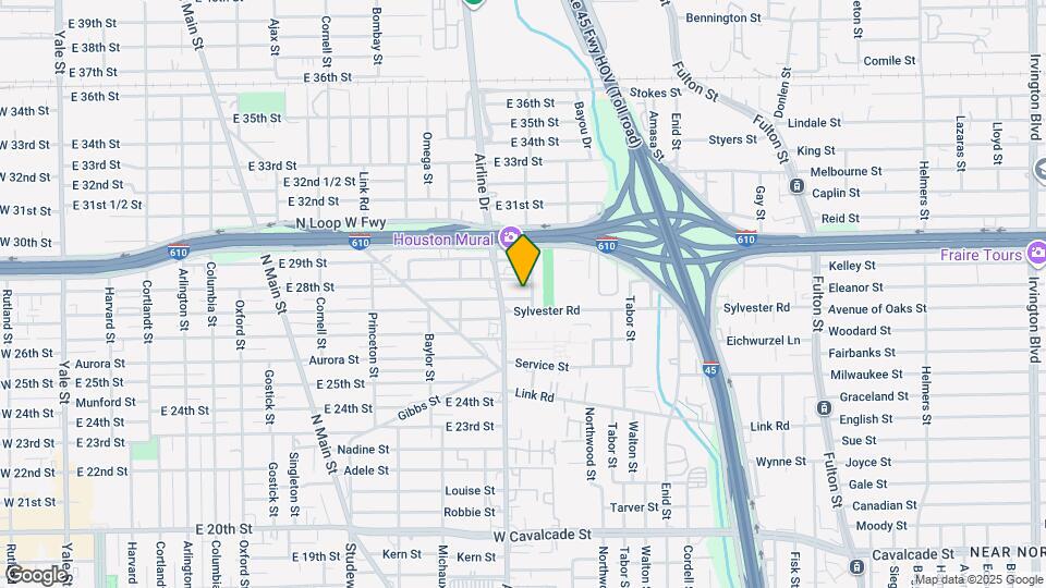 1307 E 27th St Map and Location Details