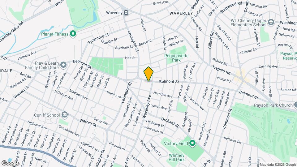 836 Belmont St, Unit 1 Mapa y Detalles de la Ubicación